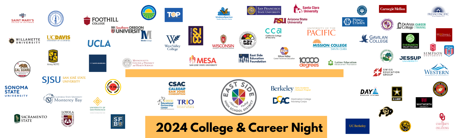 College Night Banner w/ University Logos