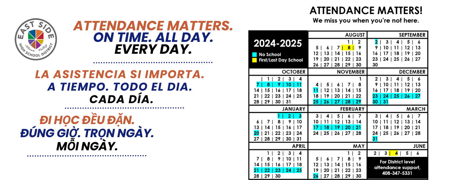 Attendance Matters. On Time. All Day. Every Day.