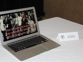 Martin Luther King Jr. Awards Reception - multimedia display
