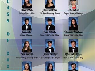 Evergreen Valley High School Valedictorians - senior portrait