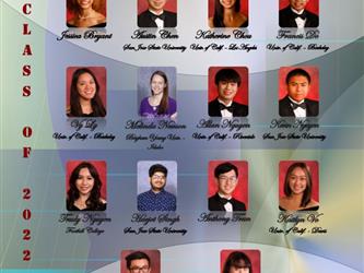 Piedmont Hills High School Valedictorians - senior portrait